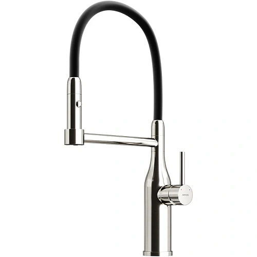 Смеситель для кухни Sancos Pride SC4011BNG с гибким изливом, нержавеющая сталь Смеситель для кухни Sancos Pride SC4011BNG с гибким изливом, нержавеющая сталь