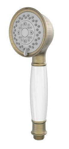 Душевая лейка Iddis Oldie OLD3F01i18, бронза/белый Душевая лейка Iddis Oldie OLD3F01i18, бронза/белый