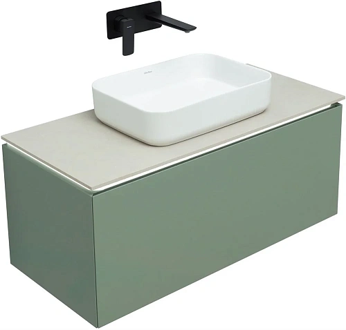 Тумба под раковину Allen Brau Infinity 1.21004.CGM 100 cement grey matt Тумба под раковину Allen Brau Infinity 1.21004.CGM 100 cement grey matt