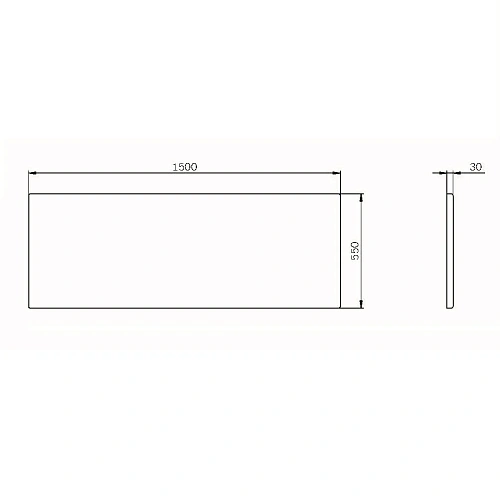 Экран для ванны фронтальный AM.PM Func W84A-150-070W-P 150х70 Экран для ванны фронтальный AM.PM Func W84A-150-070W-P 150х70