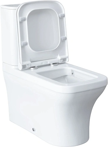 Чаша напольного унитаза Allen Brau Infinity 4.21012.20 с крышкой, белый глянец Чаша напольного унитаза Allen Brau Infinity 4.21012.20 с крышкой, белый глянец