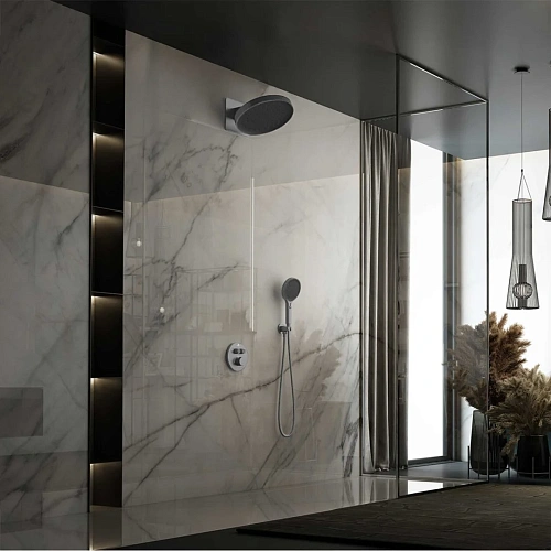 Душевая система Vincea Inspire VSFW-3I22MT3GM встраиваемый, термостат, вороненая сталь Душевая система Vincea Inspire VSFW-3I22MT3GM встраиваемый, термостат, вороненая сталь