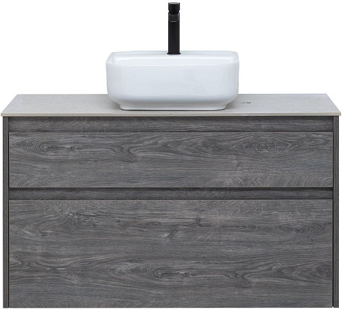 Тумба под раковину Aquanet Nova Lite 100 дуб рошелье (2 ящика) 00242582 Тумба под раковину Aquanet Nova Lite 100 дуб рошелье (2 ящика) 00242582