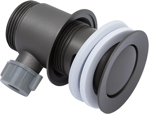 Смеситель для биде Allen Brau Priority 5.31A04-MG (с донным клапаном) графит брашированный Смеситель для биде Allen Brau Priority 5.31A04-MG (с донным клапаном) графит брашированный