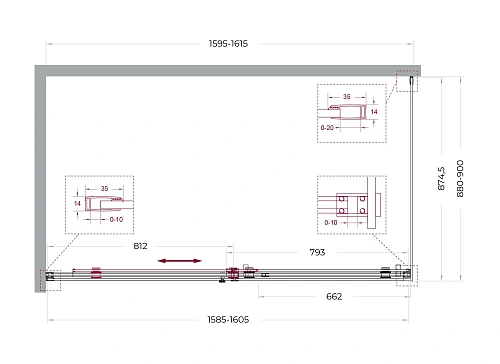 Душевой уголок BelBagno SOFT_CLOSE-2-AH-1-160/90-C-Cr 160x90 см, профиль хром, стекло прозрачное Душевой уголок BelBagno SOFT_CLOSE-2-AH-1-160/90-C-Cr 160x90 см, профиль хром, стекло прозрачное