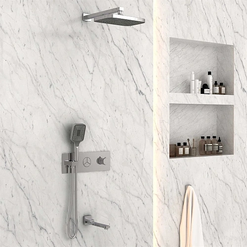 Душевая система Vincea VSFW-432T1CH встраиваемая, термостатический, 3 режима, хром Душевая система Vincea VSFW-432T1CH встраиваемая, термостатический, 3 режима, хром