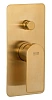 Смеситель для душа Remer Infinity I09KBBG, золото брашированное