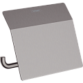 Держатель туалетной бумаги Hansgrohe AddStoris 41753340, шлифованный черный хром Держатель туалетной бумаги Hansgrohe AddStoris 41753340, шлифованный черный хром