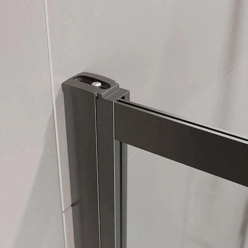 Шторка на ванну CEZARES SLIDER-FIX-VF-11-90/150-C-GM с фиксированным креплением одной створки цвет профиля оружейная сталь стекло прозрачное Шторка на ванну CEZARES SLIDER-FIX-VF-11-90/150-C-GM с фиксированным креплением одной створки цвет профиля оружейная сталь стекло прозрачное