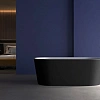 Ванна отдельностоящая ABBER AB9209MB 170x80 универсальная, черная матовая, акриловая Ванна отдельностоящая ABBER AB9209MB 170x80 универсальная, черная матовая, акриловая