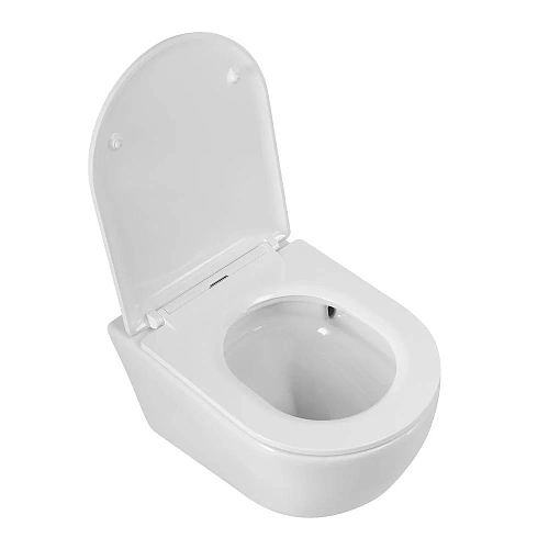 Унитаз подвесной CEZARES RELAX CZR-3806-53-TH-TOR/SC безободковый с сиденьем Унитаз подвесной CEZARES RELAX CZR-3806-53-TH-TOR/SC безободковый с сиденьем