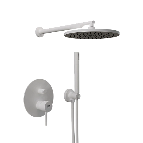 Душевая система Remer X Style X09S02OBO, белый матовый Душевая система Remer X Style X09S02OBO, белый матовый