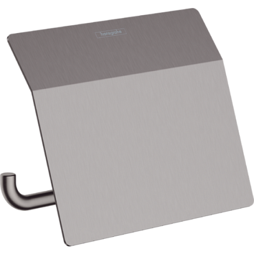 Держатель туалетной бумаги Hansgrohe AddStoris 41753340, шлифованный черный хром Держатель туалетной бумаги Hansgrohe AddStoris 41753340, шлифованный черный хром