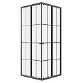 Душевой уголок Niagara Eco NG-1010-14QKL (100x100x190) квадратная, раздвиж, профиль черный, стекло КЛЕТКА (4мм) Душевой уголок Niagara Eco NG-1010-14QKL (100x100x190) квадратная, раздвиж, профиль черный, стекло КЛЕТКА (4мм)
