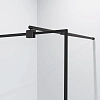 Душевая перегородка Niagara Eco NG-552-80BLACK (80x190) профиль черный, стекло КЛЕТКА Душевая перегородка Niagara Eco NG-552-80BLACK (80x190) профиль черный, стекло КЛЕТКА