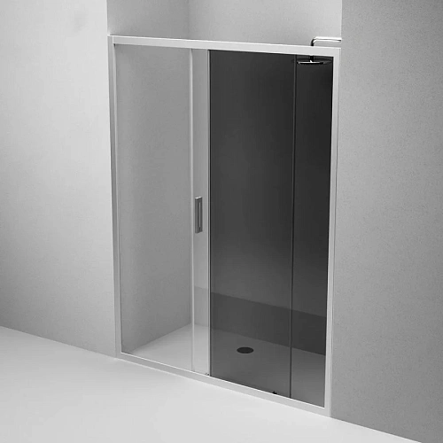 Душевая дверь AM.PM Gem W90G-150-1-195MG 150х195, стекло тонированное, профиль хром матовый Душевая дверь AM.PM Gem W90G-150-1-195MG 150х195, стекло тонированное, профиль хром матовый