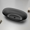 Ванна отдельностоящая ABBER AT9707Onyx 170x75 универсальная, черная полиэфирная смола Ванна отдельностоящая ABBER AT9707Onyx 170x75 универсальная, черная полиэфирная смола