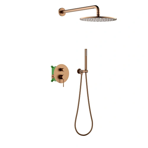 Душевая система встроенная Timo Saona SX-2369/19SM встраиваемая, розовое золото Душевая система встроенная Timo Saona SX-2369/19SM встраиваемая, розовое золото