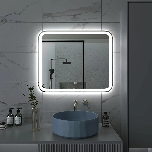 Зеркало Onika Магна 80 см 208096 с LED подсветкой Зеркало Onika Магна 80 см 208096 с LED подсветкой