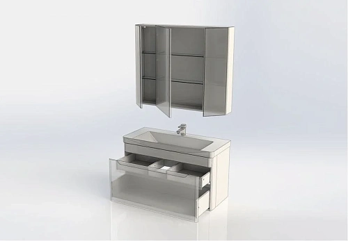 Комплект мебели Aquanet София 105 белый 00203651 Комплект мебели Aquanet София 105 белый 00203651