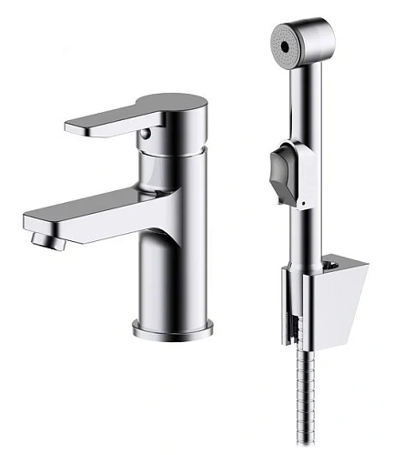 Смеситель для раковины Iddis Sena SENSB00i08 с Гигиенический душем Смеситель для раковины Iddis Sena SENSB00i08 с Гигиенический душем