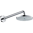 Верхний душ hansgrohe Raindance S 180 Air 1jet держатель 390 мм, хром 27468000 Верхний душ hansgrohe Raindance S 180 Air 1jet держатель 390 мм, хром 27468000