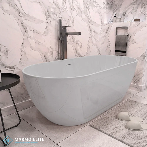 Ванна отдельностоящая Marmo-Elite Монца ВА-167-78-1 1670x780 из искусственного камня, щелевой перелив, глянцевая Ванна отдельностоящая Marmo-Elite Монца ВА-167-78-1 1670x780 из искусственного камня, щелевой перелив, глянцевая