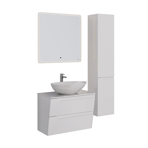 Тумба под раковину Lemark MIANO 80 см подвесная, белый LM06M80T Тумба под раковину Lemark MIANO 80 см подвесная, белый LM06M80T