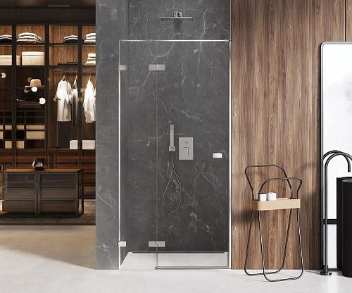 Душевая дверь NEW TRENDY AVEXA 140x200 EXK-1453 хром Душевая дверь NEW TRENDY AVEXA 140x200 EXK-1453 хром