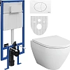 Комплект Унитаз подвесной AM.PM Spirit V2.0 FlashClean с микролифтом + Система инсталляции для унита 555625 Комплект Унитаз подвесной AM.PM Spirit V2.0 FlashClean с микролифтом + Система инсталляции для унита 555625