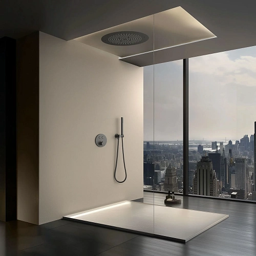 Душевая система Timo Saona SX-2370/18SM встраиваемая с термостатом черное золото Душевая система Timo Saona SX-2370/18SM встраиваемая с термостатом черное золото