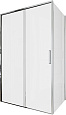 Детальная картинка товара «душевой уголок aquanet pleasure evo 120x90 ae65-120x90-ct профиль хром, прозрачное стекло»