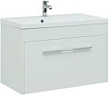 Тумба под раковину Aquanet Августа 90 белый (ручка хром) 00274019 Тумба под раковину Aquanet Августа 90 белый (ручка хром) 00274019