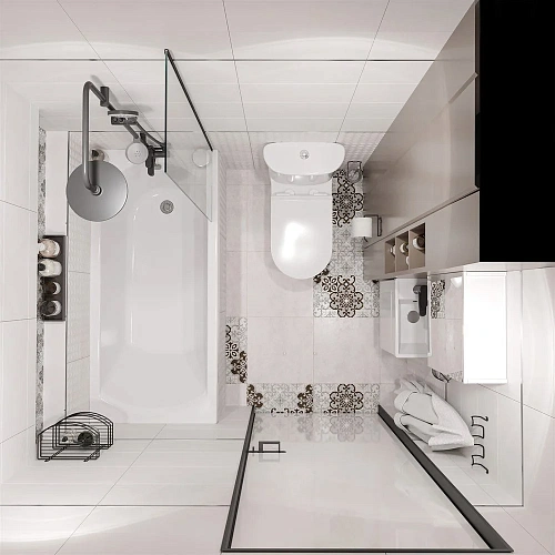 Душевая стойка STWORKI Ноттвиль NO-08b 553194 Душевая стойка STWORKI Ноттвиль NO-08b 553194