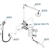 Душевая система Wasserkraft А174819 Thermo встраиваемая Душевая система Wasserkraft А174819 Thermo встраиваемая