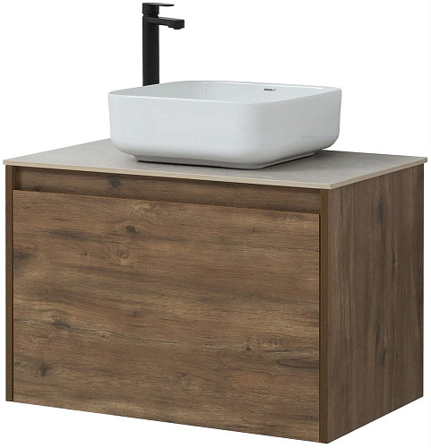 Тумба под раковину Aquanet Nova Lite 75 дуб рустикальный (1 ящик) 00249514 Тумба под раковину Aquanet Nova Lite 75 дуб рустикальный (1 ящик) 00249514