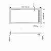 Душевой поддон RGW Stone Tray STM-G прямоугольный Графит 14202912-02 Душевой поддон RGW Stone Tray STM-G прямоугольный Графит 14202912-02