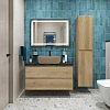 Тумба со столешницей и раковиной BelBagno KRAFT 100 kraft100rnn-kepmno-1302-h316-set подвесная KRAFT100RNN-KEPMNO-1302-H316-SET