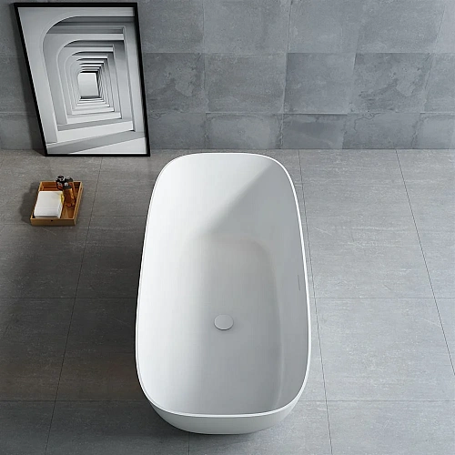 Ванна из искусственного камня Vincea VBT-6S02MW, 1700x720x550, белый мат., слив-перелив в комплекте Ванна из искусственного камня Vincea VBT-6S02MW, 1700x720x550, белый мат., слив-перелив в комплекте