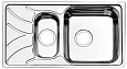 Кухонная мойка IDDIS Arro (ARR78SZi77) из нержавеющей стали Кухонная мойка IDDIS Arro (ARR78SZi77) из нержавеющей стали