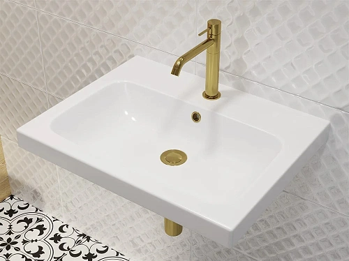 Вставка Cersanit Deco орнамент золотистый 29,8x59,8 DE2L381 Вставка Cersanit Deco орнамент золотистый 29,8x59,8 DE2L381