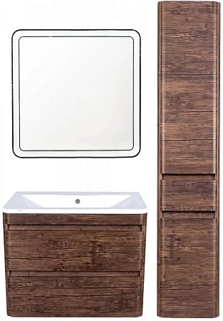 Тумба под раковину Style Line Атлантика 80, Люкс старое дерево, PLUS ЛС-00000664 Тумба под раковину Style Line Атлантика 80, Люкс старое дерево, PLUS ЛС-00000664