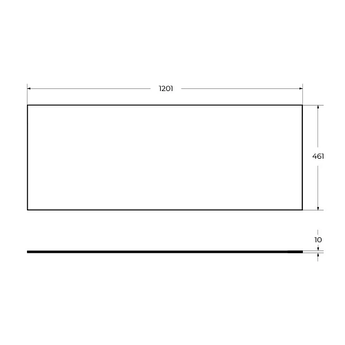 Столешница CEZARES CADRO-120-HPL-NRM Столешница CEZARES CADRO-120-HPL-NRM