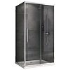 Картинка анонса товара «душевой уголок abber schwarzer diamant ag30160h-s60 160x60 см универсальный, профиль хром, стекло прозрачное»