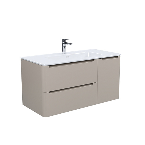 Тумба с раковиной IDDIS Edifice (EDI10C0i95K) подвесная, 100 см, капучино Тумба с раковиной IDDIS Edifice (EDI10C0i95K) подвесная, 100 см, капучино