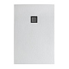 Картинка анонса товара «душевой поддон belbagno uno tray-mr-uno-ah-120/80-35-w-cr из искусственного мрамора с сифоном»