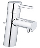 Картинка анонса товара «смеситель для раковины grohe concetto с донным клапаном и энергосберегающим картриджем, хром (233801 2338010e»