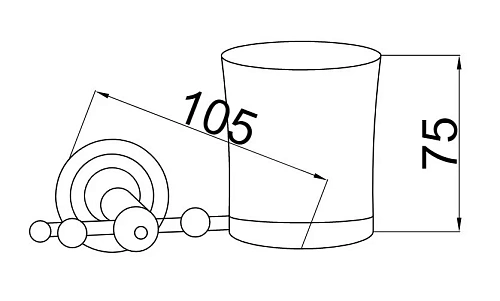 Стакан Boheme BAROCCO 10654 Стакан Boheme BAROCCO 10654
