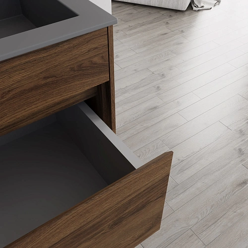 Тумба под раковину Vincea Chiara 600 VMC-2C600CO подвесная, C.Oak Тумба под раковину Vincea Chiara 600 VMC-2C600CO подвесная, C.Oak