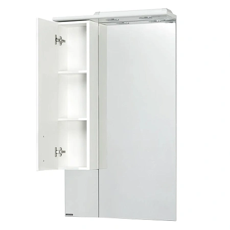 Зеркальный шкаф Aquaton Марсия 67 левый белый 1A007502MS01L Зеркальный шкаф Aquaton Марсия 67 левый белый 1A007502MS01L